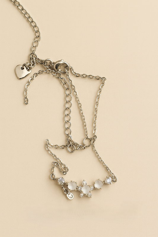 Natural Grade-A Jadeite Necklace – Icy Glassy Burmese Jade with S925 Silver Setting