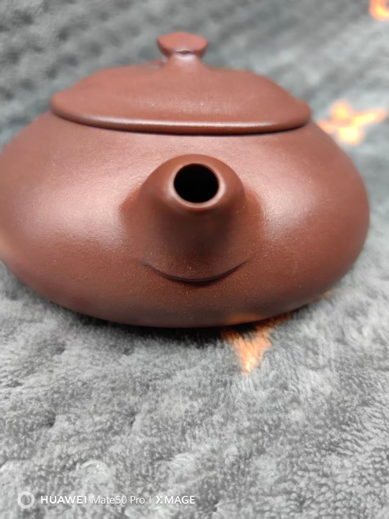 Yixing Zisha “Ai Shi Piao” Teapot 160ml – Handmade Zini Purple Clay Gongfu Teapot