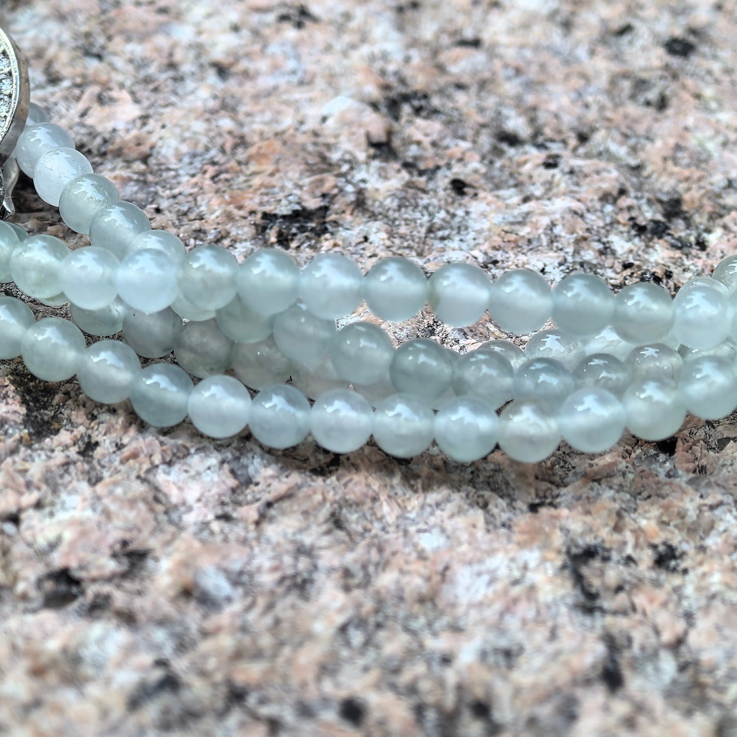 Natural Grade-A Jadeite Long Beaded Strand – High Icy Burmese Jade Mini Beads, Necklace or Multi-Layer Bracelet