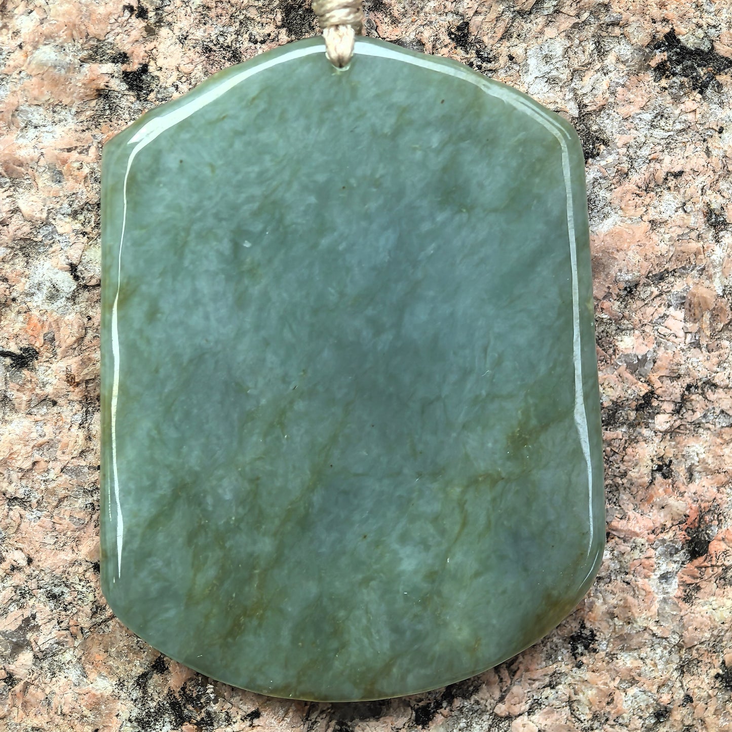 Natural Grade-A Glutinous Oily Green Jadeite Horse Plaque Pendant · Burmese Jade