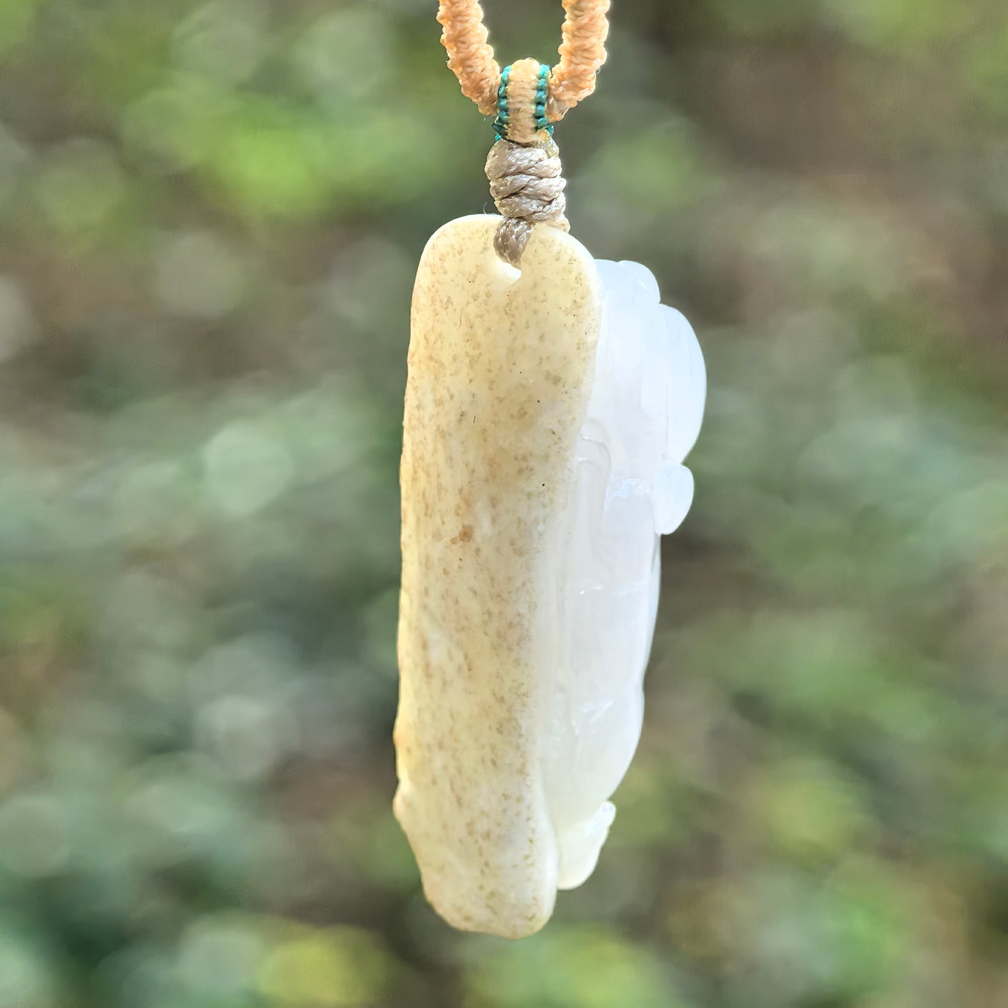 Natural Grade-A Glutinous Icy Jadeite Pixiu Pendant · Burmese Jade