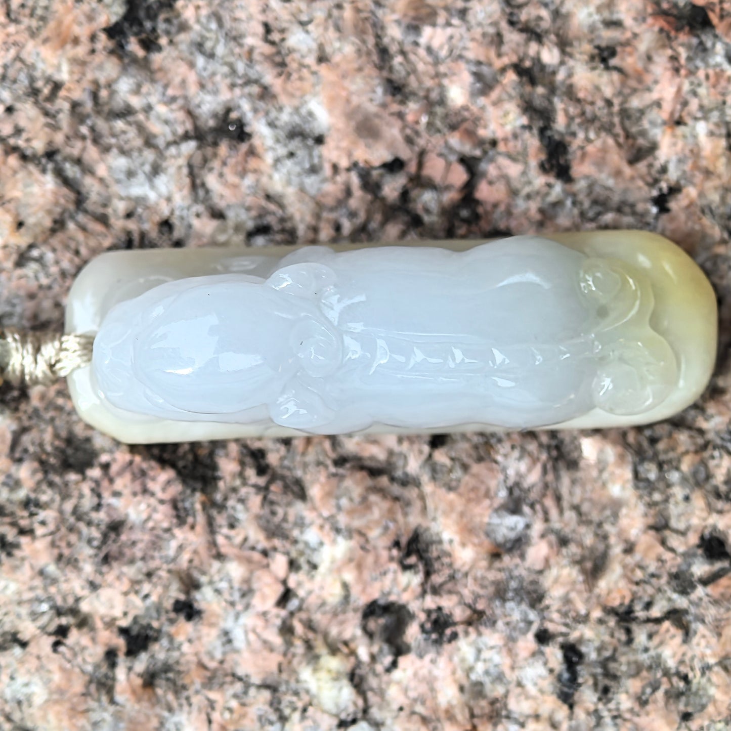 Natural Grade-A Glutinous Icy Jadeite Pixiu Pendant · Burmese Jade