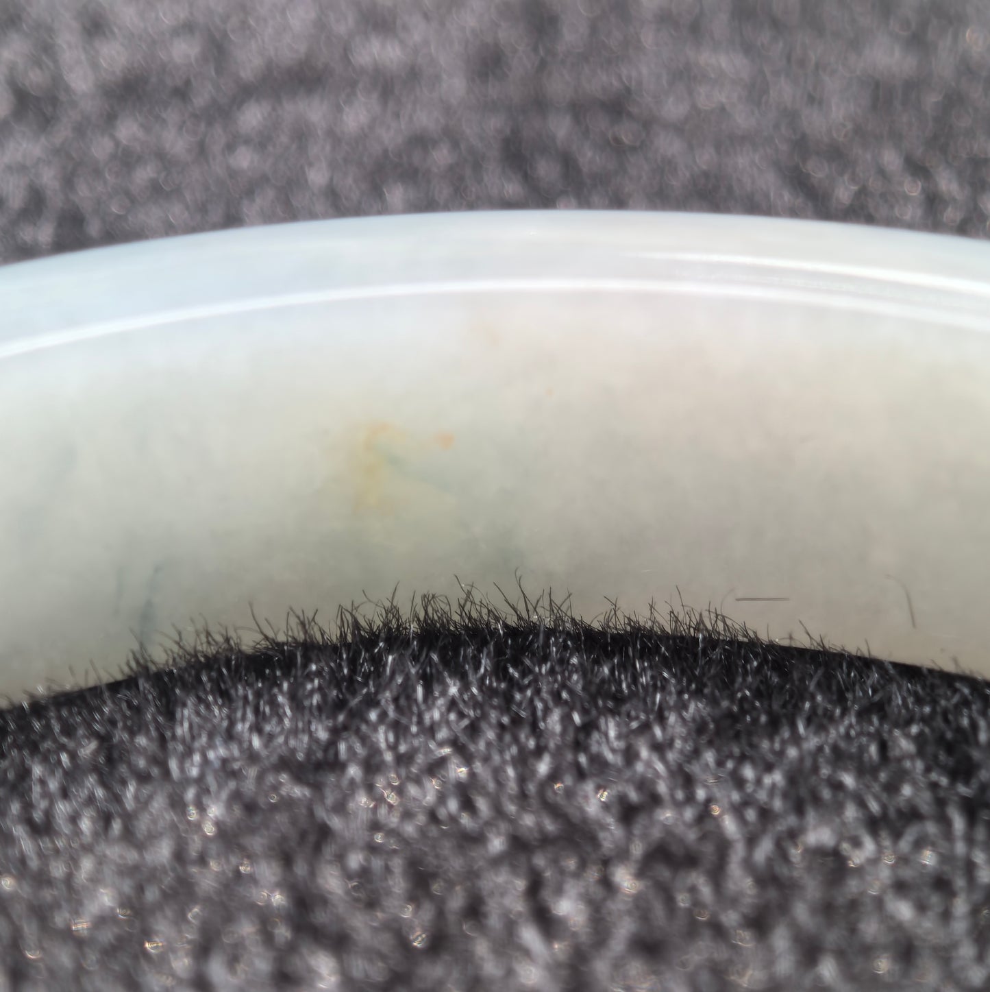 Natural Grade-A Fine Glutinous D-shaped Jadeite Bangle · Burmese Jade 66mm