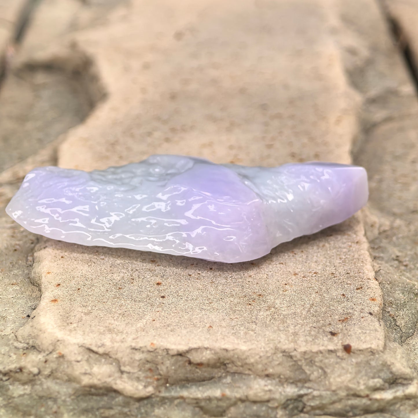 Natural Grade-A Jadeite Rough Piece for Pendant Carving · Burmese Jade