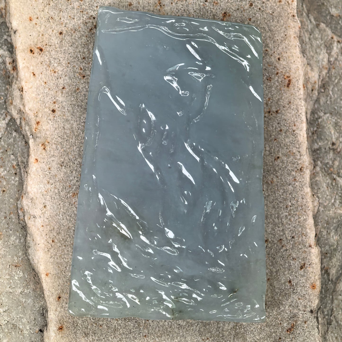 Natural Grade-A Jadeite Rough Piece for Pendant Carving · Burmese Jade
