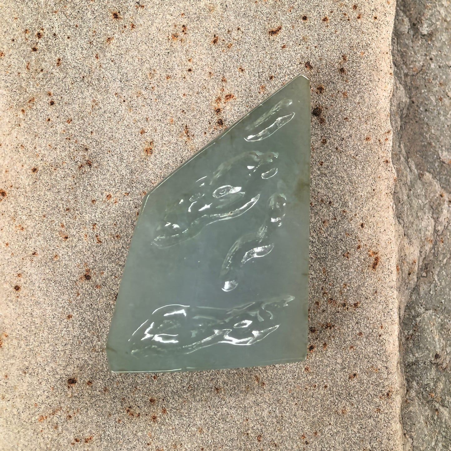 Natural Grade-A Jadeite Rough Piece for Pendant Carving · Burmese Jade