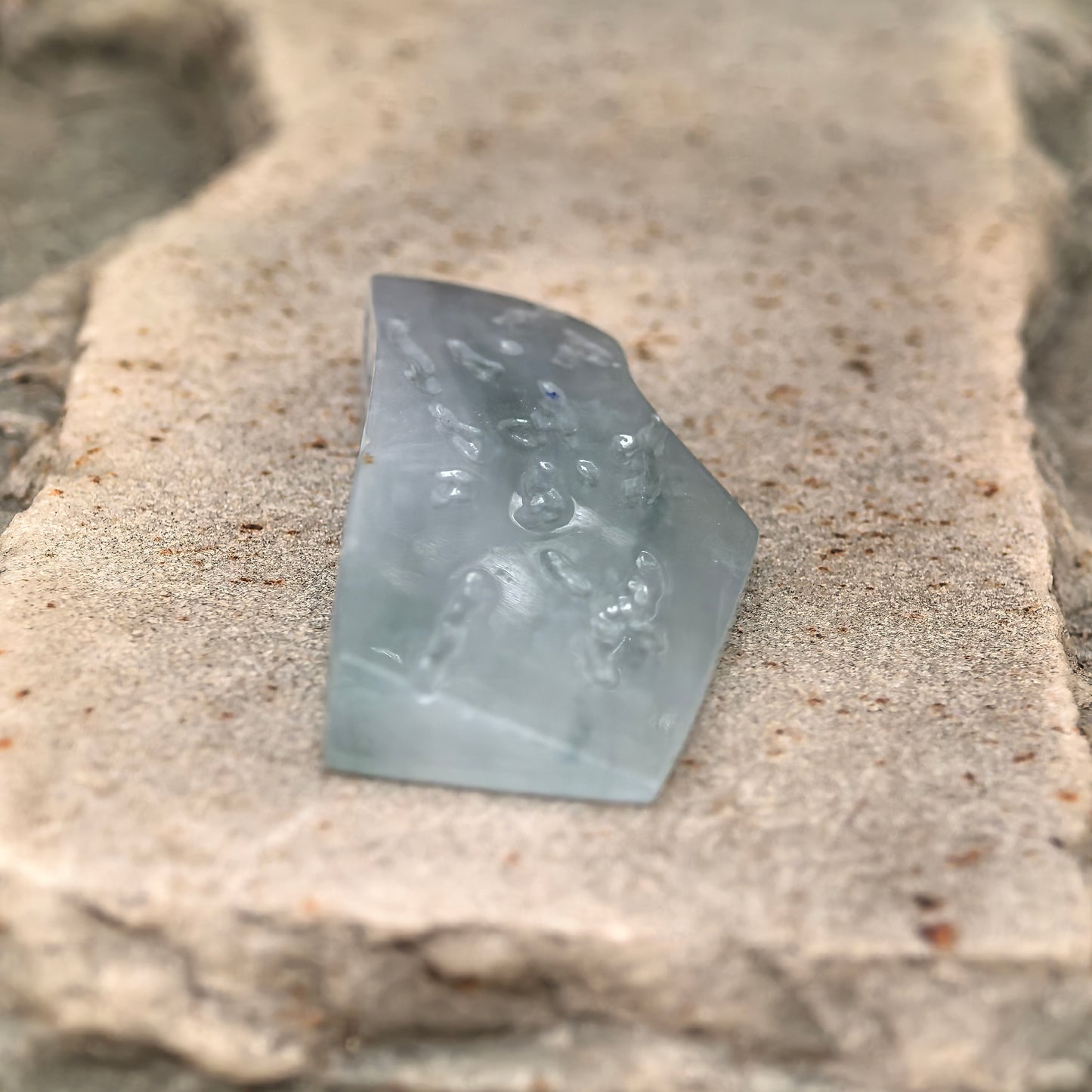 Natural Grade-A Jadeite Rough Piece for Pendant Carving · Burmese Jade