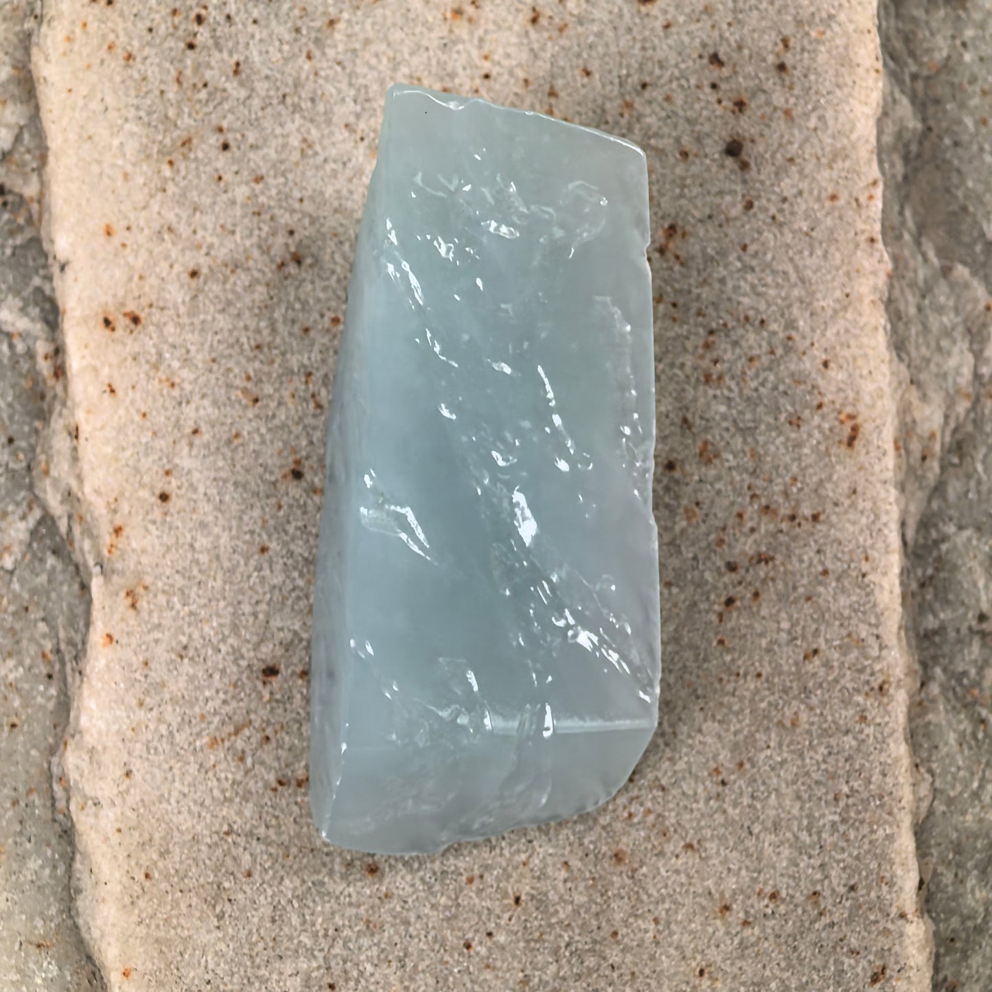 Natural Grade-A Jadeite Rough Piece for Pendant Carving · Burmese Jade