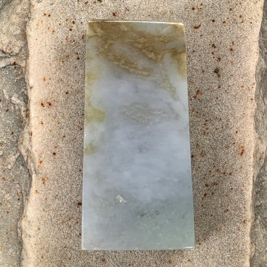 Natural Grade-A Jadeite Rough Piece for Pendant Carving · Burmese Jade