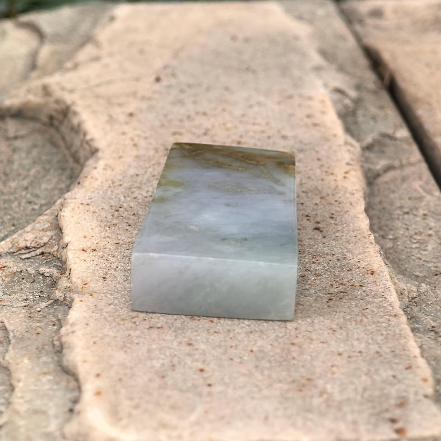 Natural Grade-A Jadeite Rough Piece for Pendant Carving · Burmese Jade