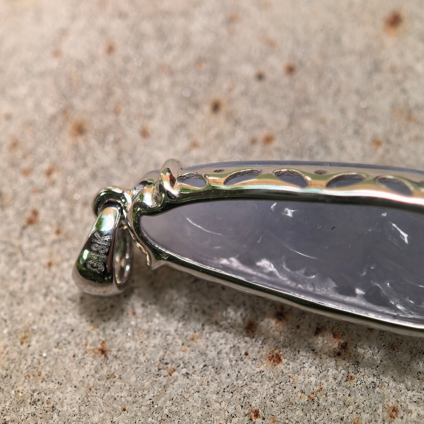 Natural Grade-A Icy Glutinous Violet Bean Jadeite Pendant · Burmese Jade