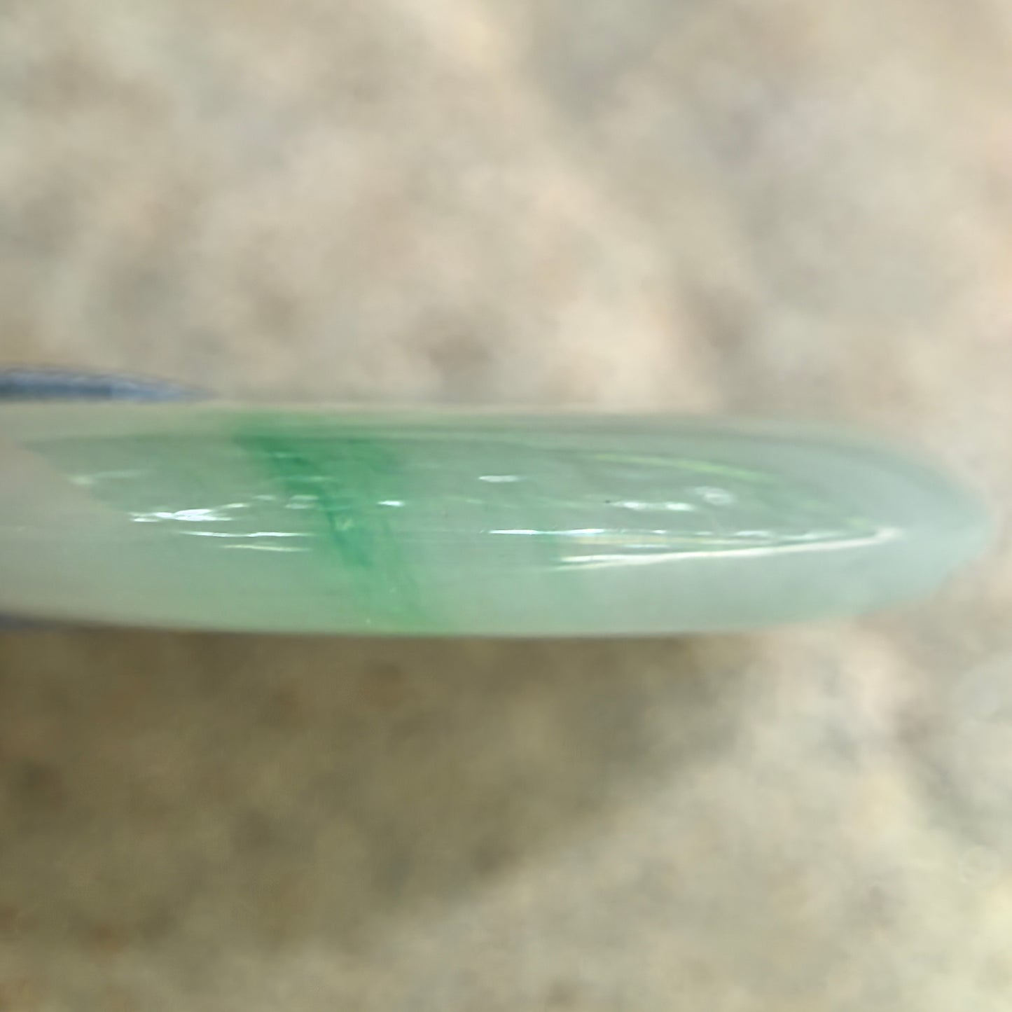 Natural Grade-A Fine Glutinous Green Peace Pendant Jadeite Pendant · Burmese Jade