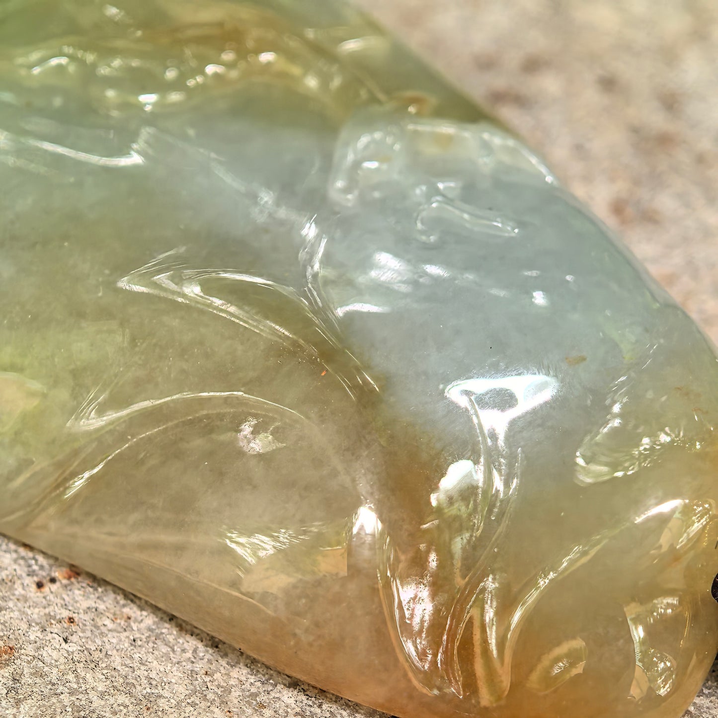 Natural Grade-A Glutinous Yellow-Green Deer Jadeite Pendant · Burmese Jade