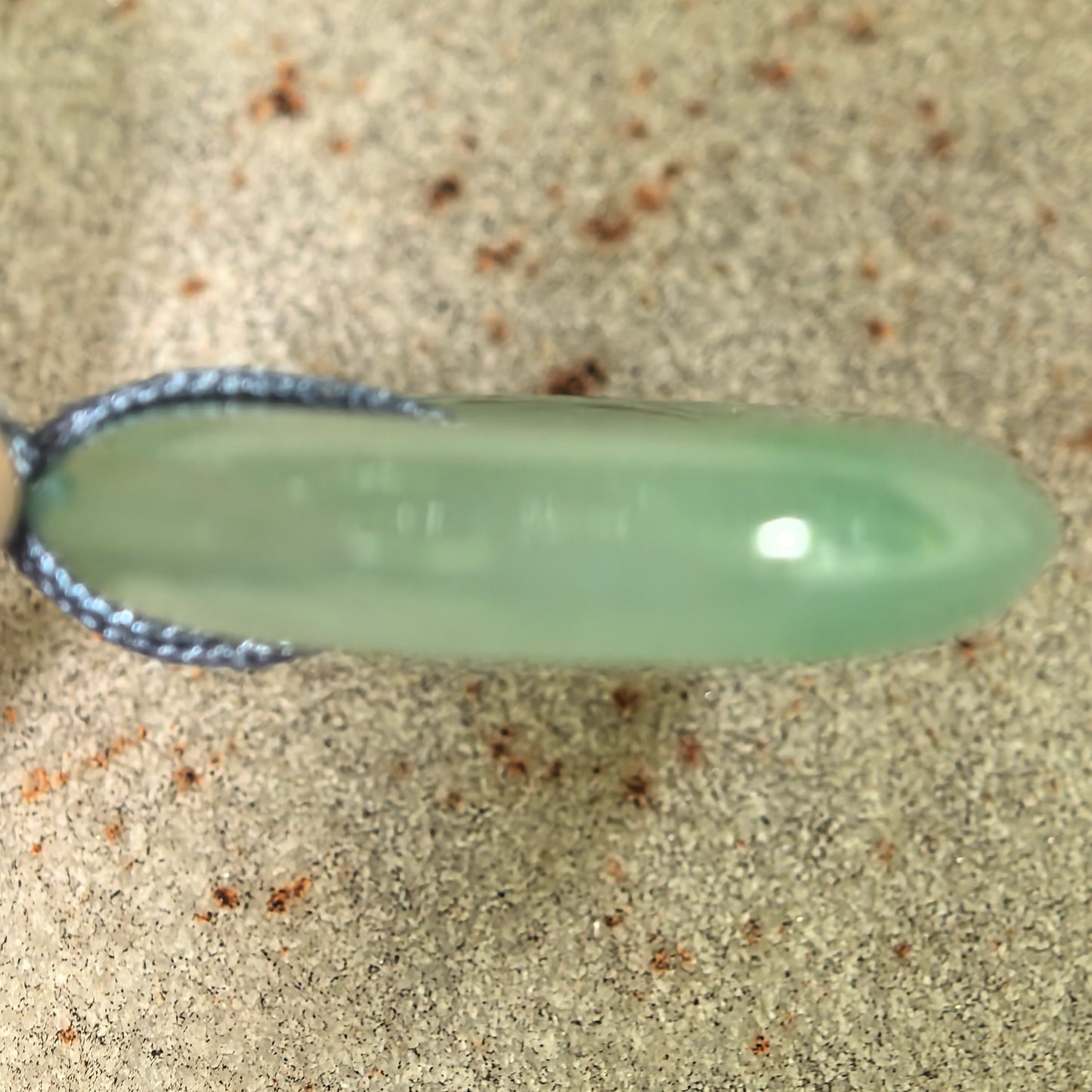Natural Grade-A Glutinous Icy Green Peace Pendant · Burmese Jade
