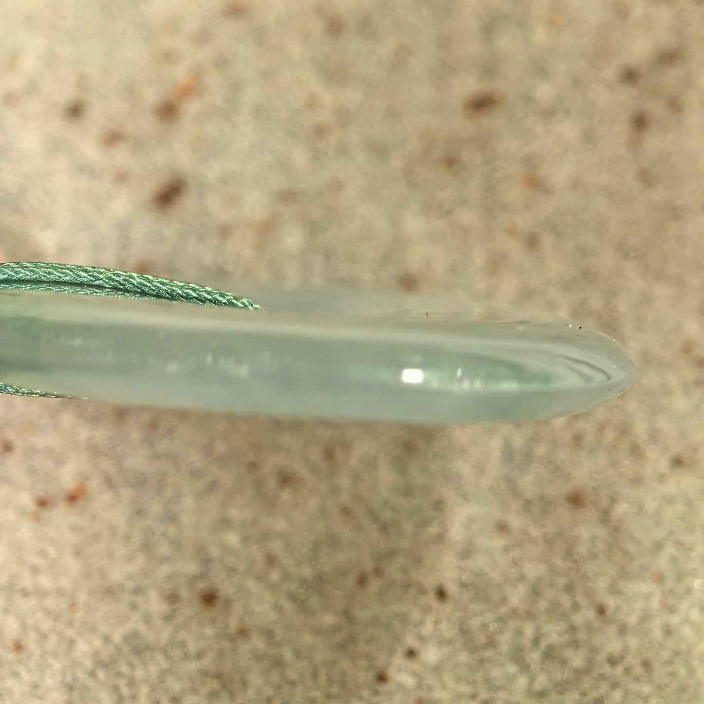 Natural Grade-A Icy Glutinous Floating Green Peace Jadeite Pendant · Burmese Jade