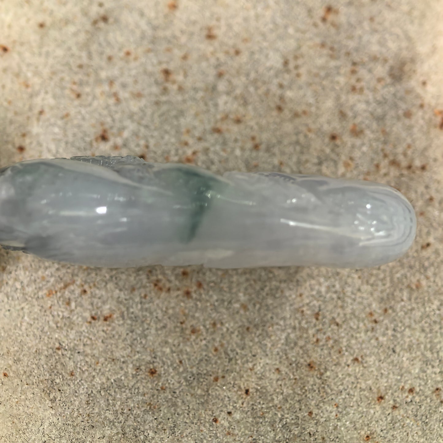 Natural Grade-A Glutinous Lavender Landscape Jadeite Pendant · Burmese Jade
