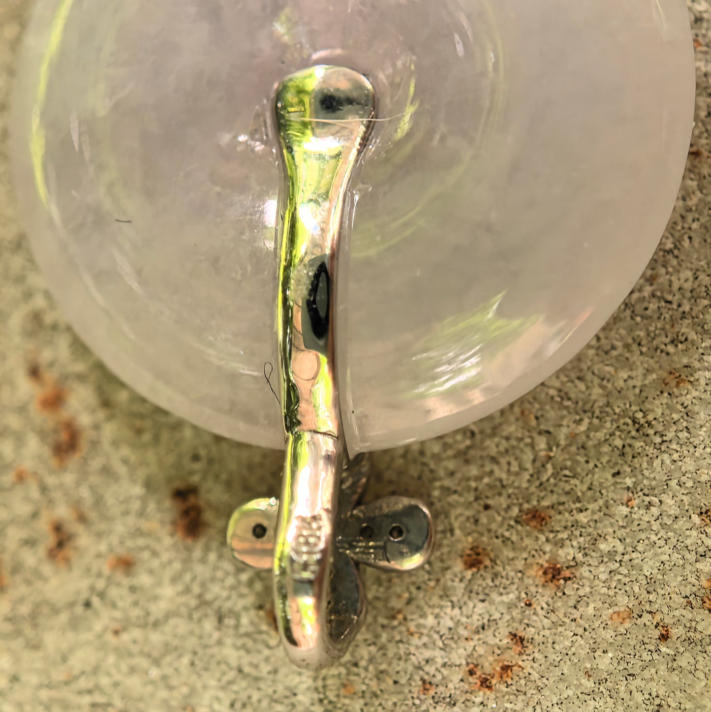 Natural Grade-A Glutinous Light Lavender 18K Gold Peace Pendant Jadeite Pendant · Burmese Jade