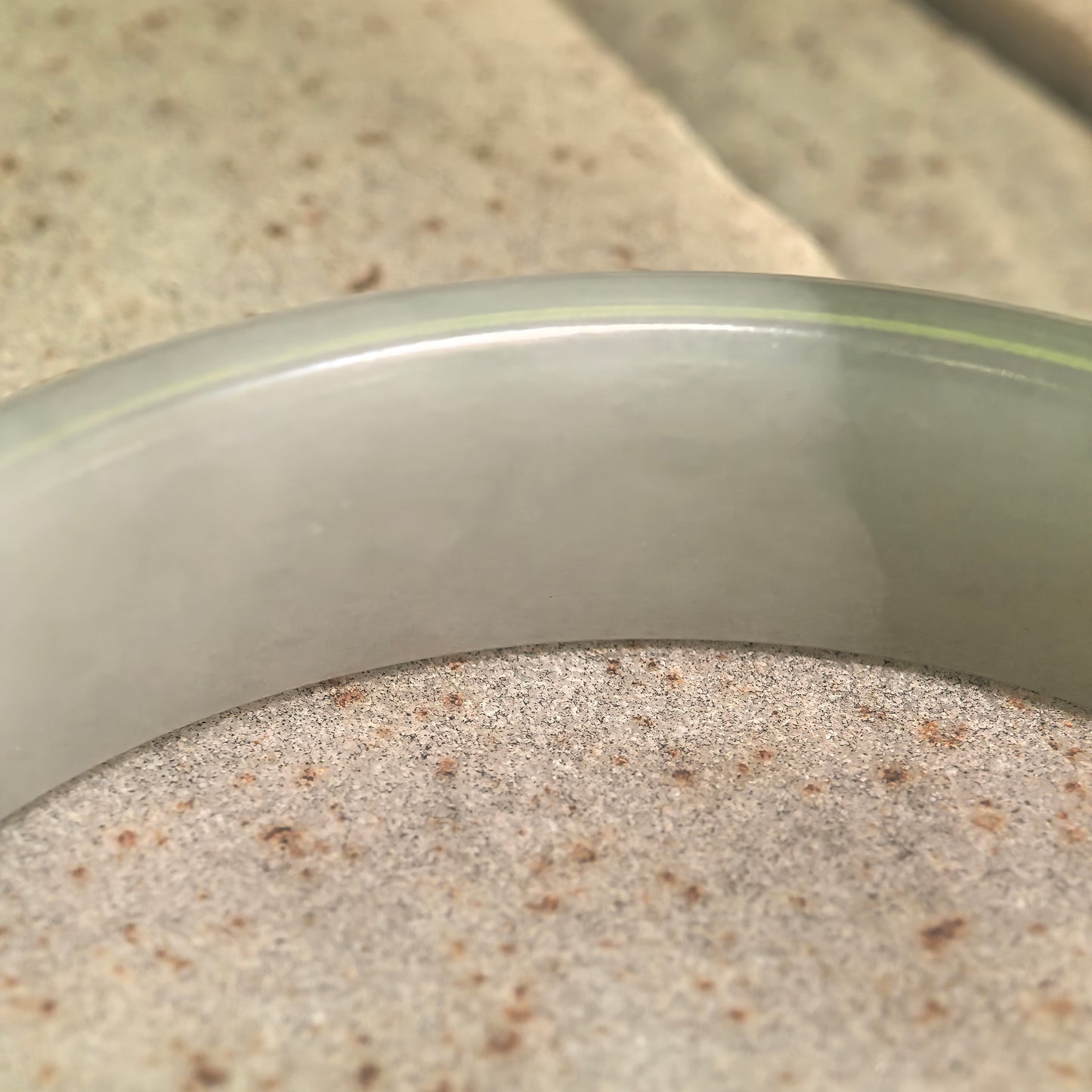 Natural Grade-A Glutinous White and Deep Green D-Shape Jadeite Bangle · Burmese Jade 58mm