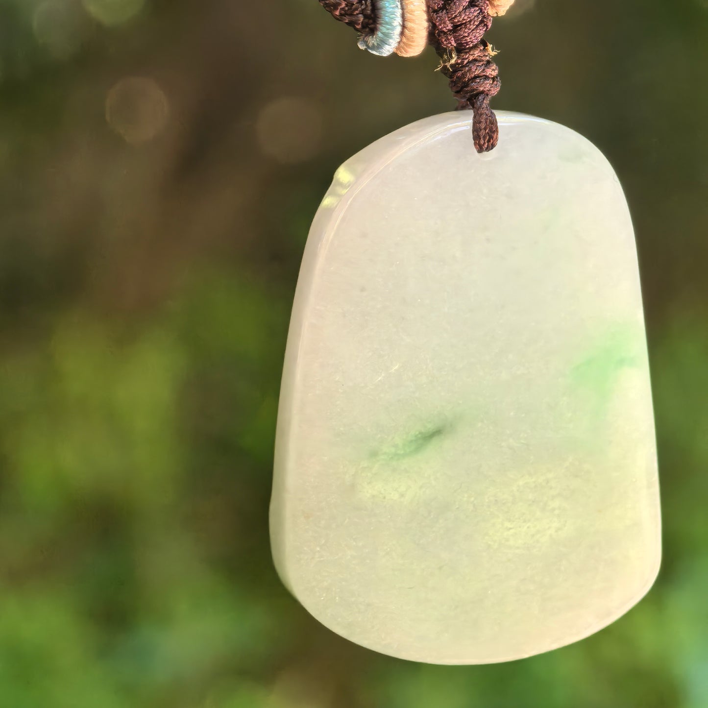 Natural Grade-A Glutinous Light Green Rooster Jadeite Pendant · Burmese Jade