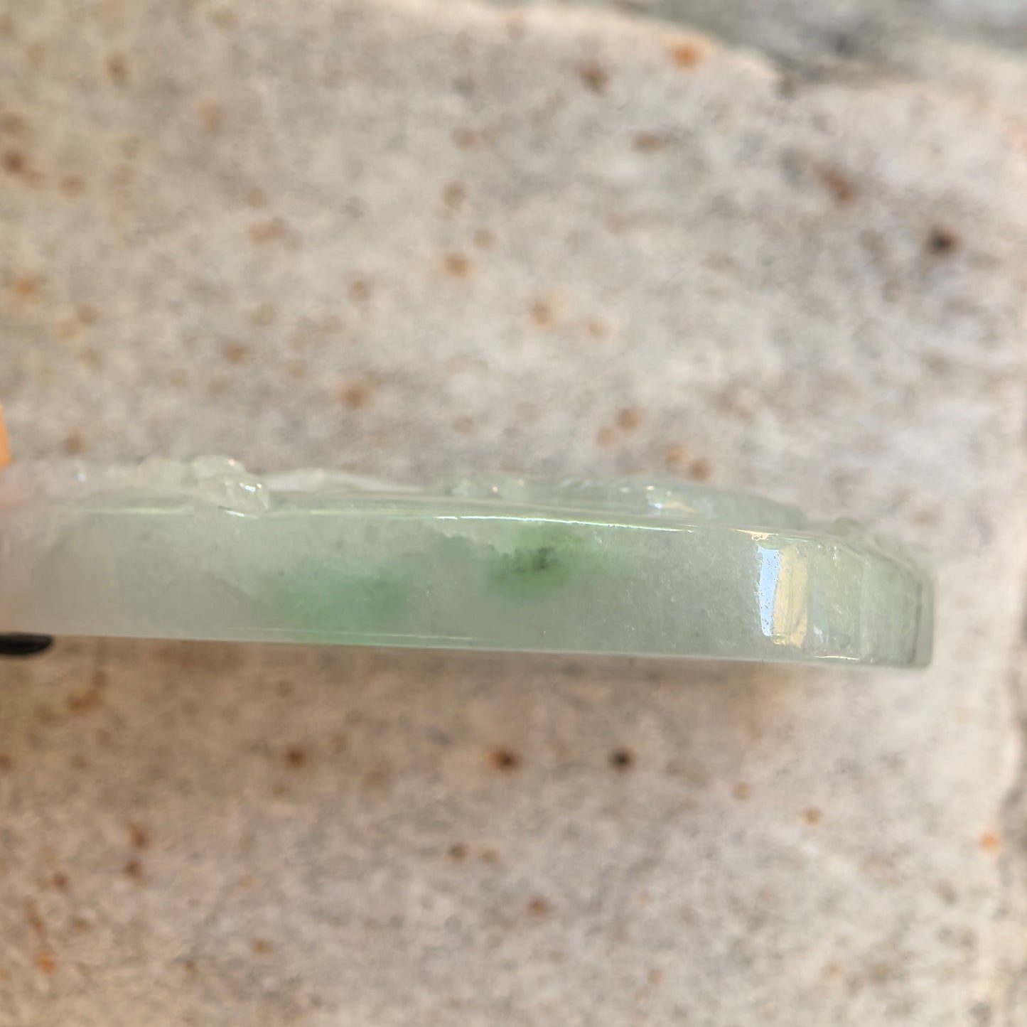 Natural Grade-A Glutinous Light Green Rooster Jadeite Pendant · Burmese Jade