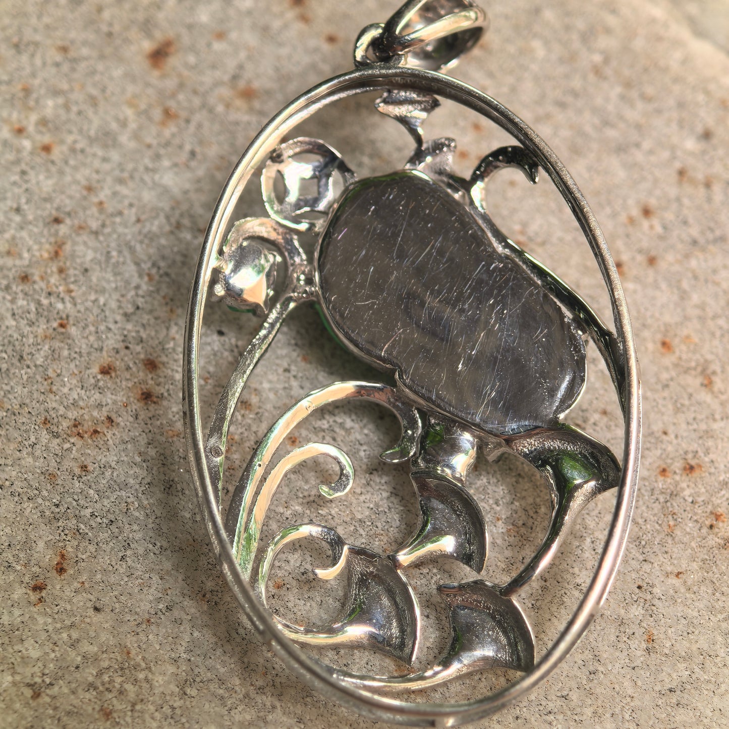 Natural Grade-A Icy Green Pixiu Jadeite Pendant · Burmese Jade