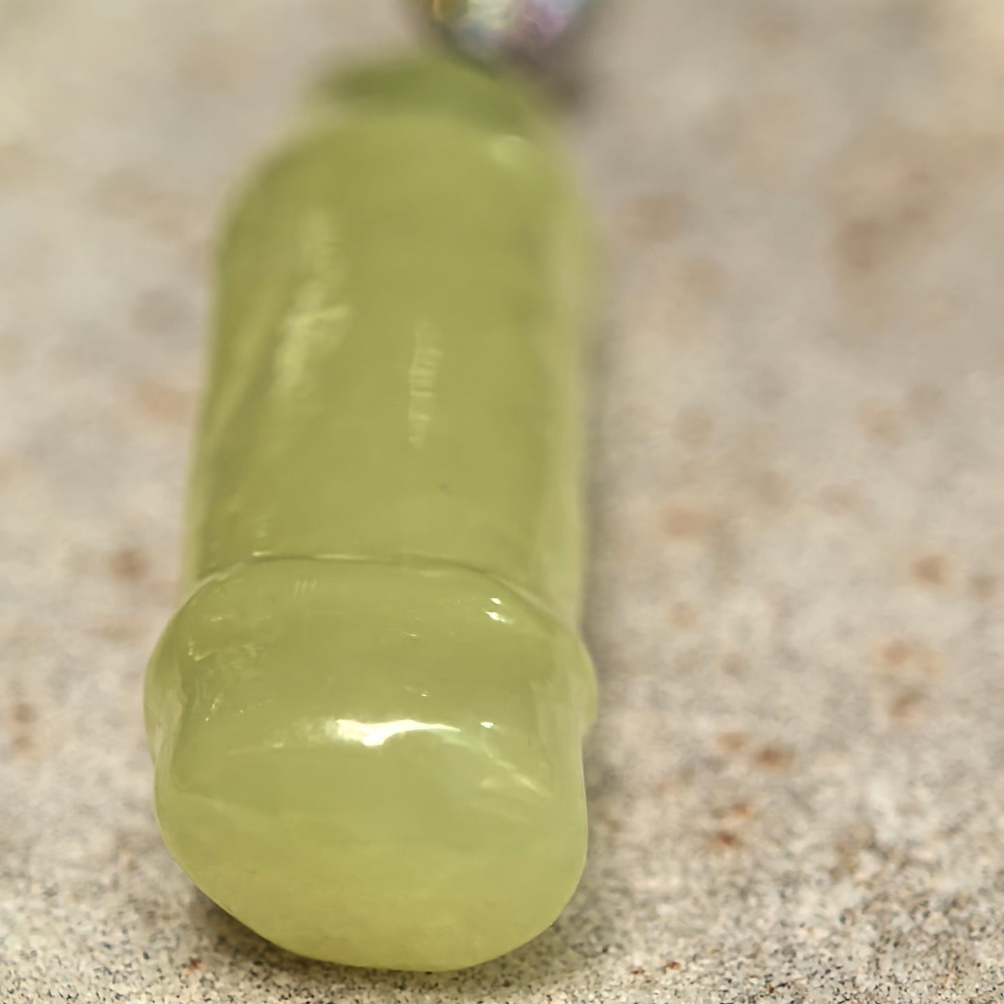 Natural Nephrite Yellow Bamboo Section Pendant · Hetian Jade