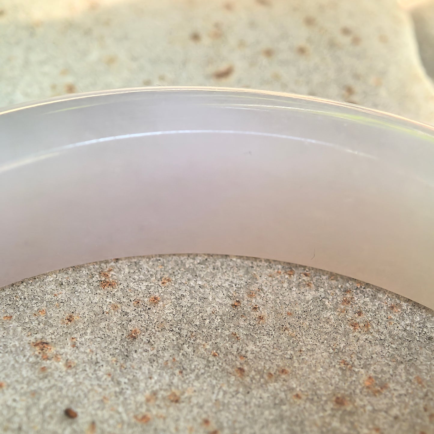 Natural Grade-A Glutinous Lavender D-Shaped Jadeite Bangle · Burmese Jade 55mm