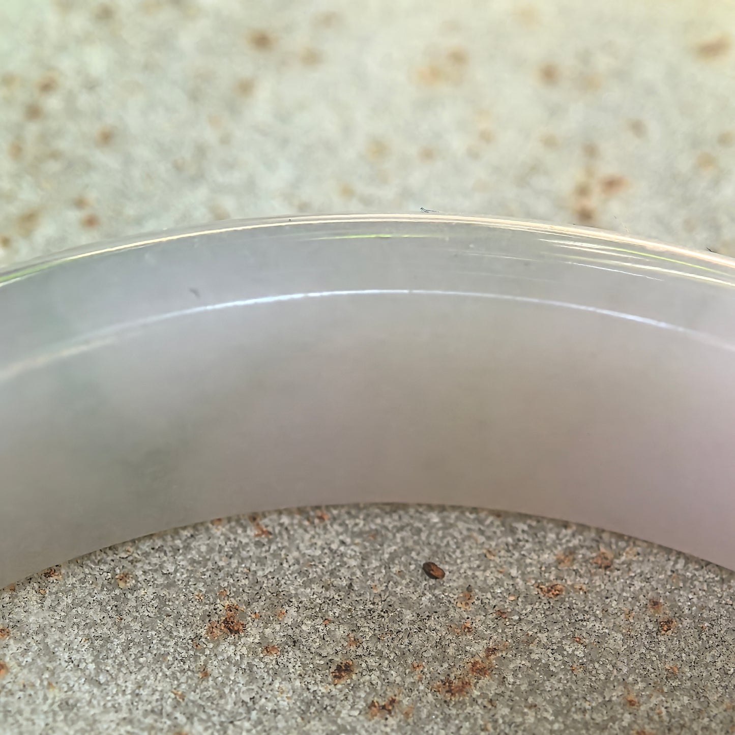 Natural Grade-A Glutinous Lavender D-Shaped Jadeite Bangle · Burmese Jade 55mm