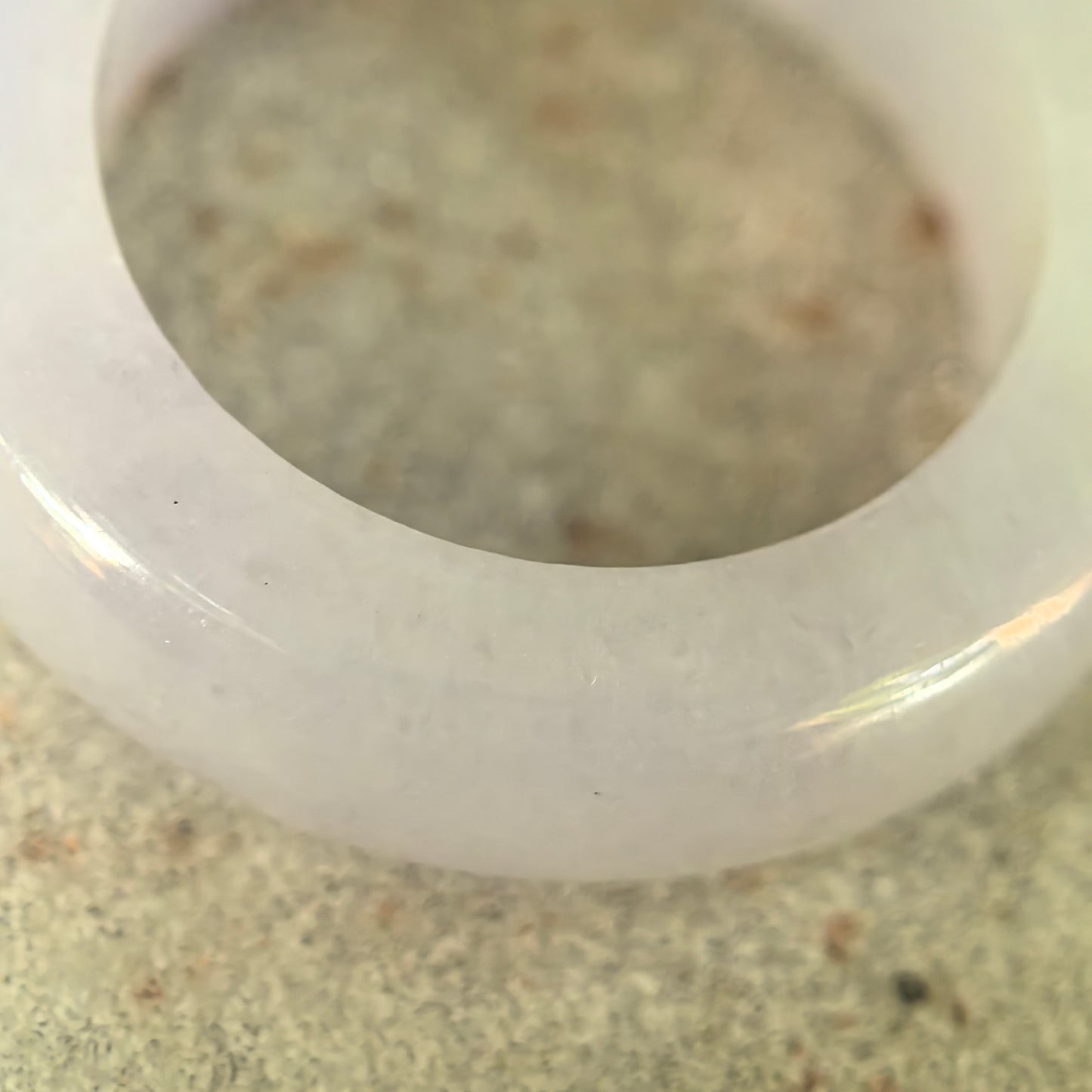 Natural Grade-A Glutinous Lavender Jadeite Ring Band · Burmese Jade US5