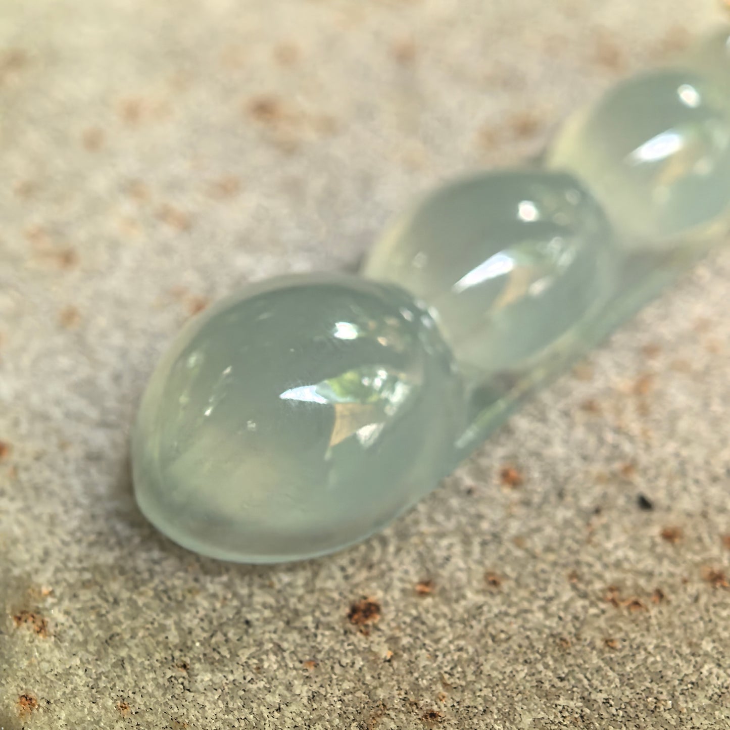 Natural Grade-A Icy Light Green Three-Bean Jadeite Pendant · Burmese Jade