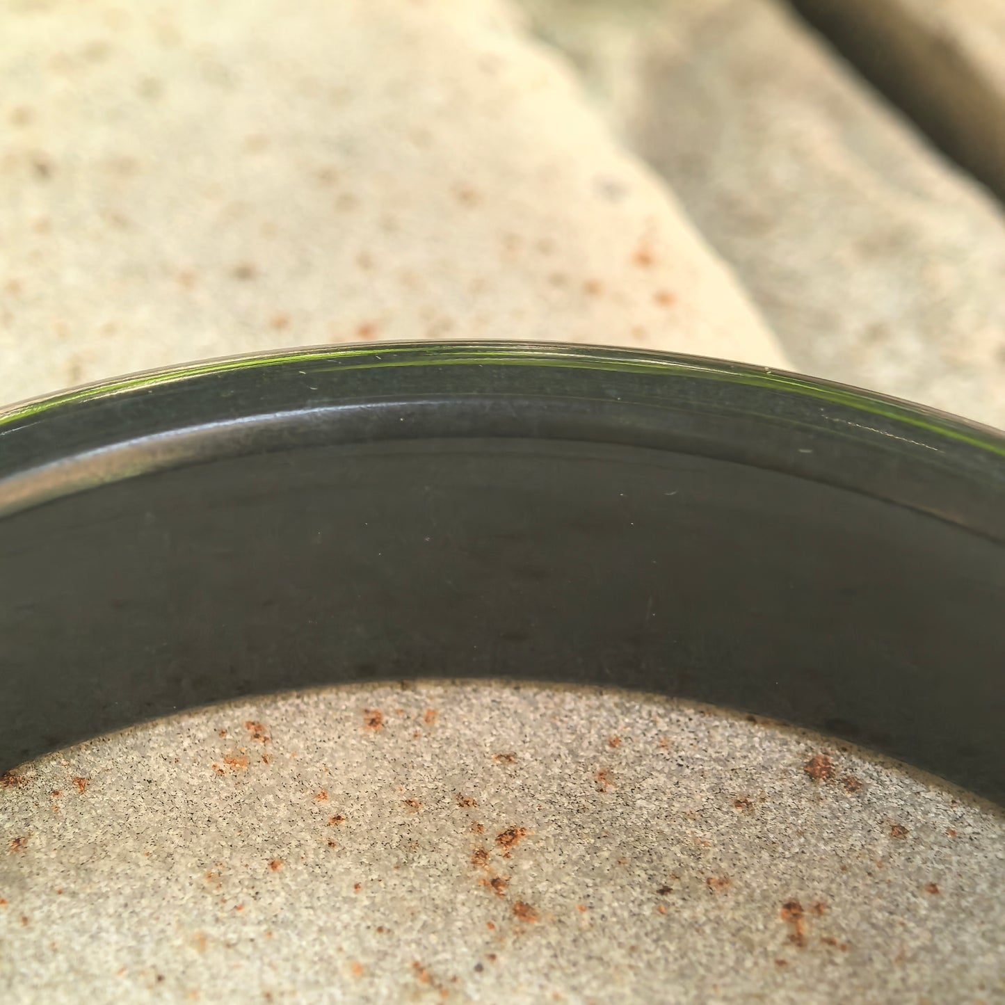 Natural Grade-A Glutinous Gray-Black D-Shape Jadeite Bangle · Burmese Jade 60mm