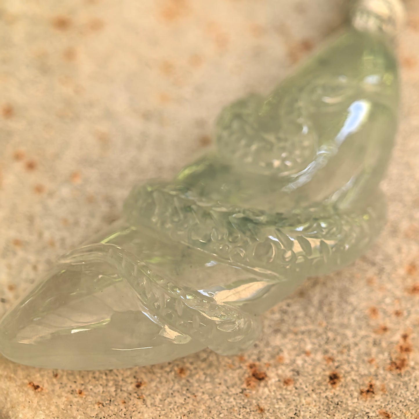 Natural Grade-A Icy Glutinous Light Green Snake Jadeite Pendant · Burmese Jade
