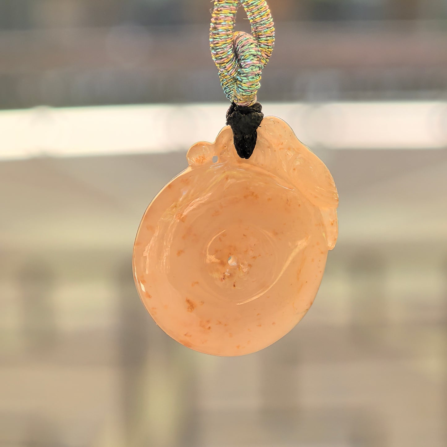 Natural Grade-A Glutinous Warm Yellow Plum Blossom Jadeite Pendant · Burmese Jade