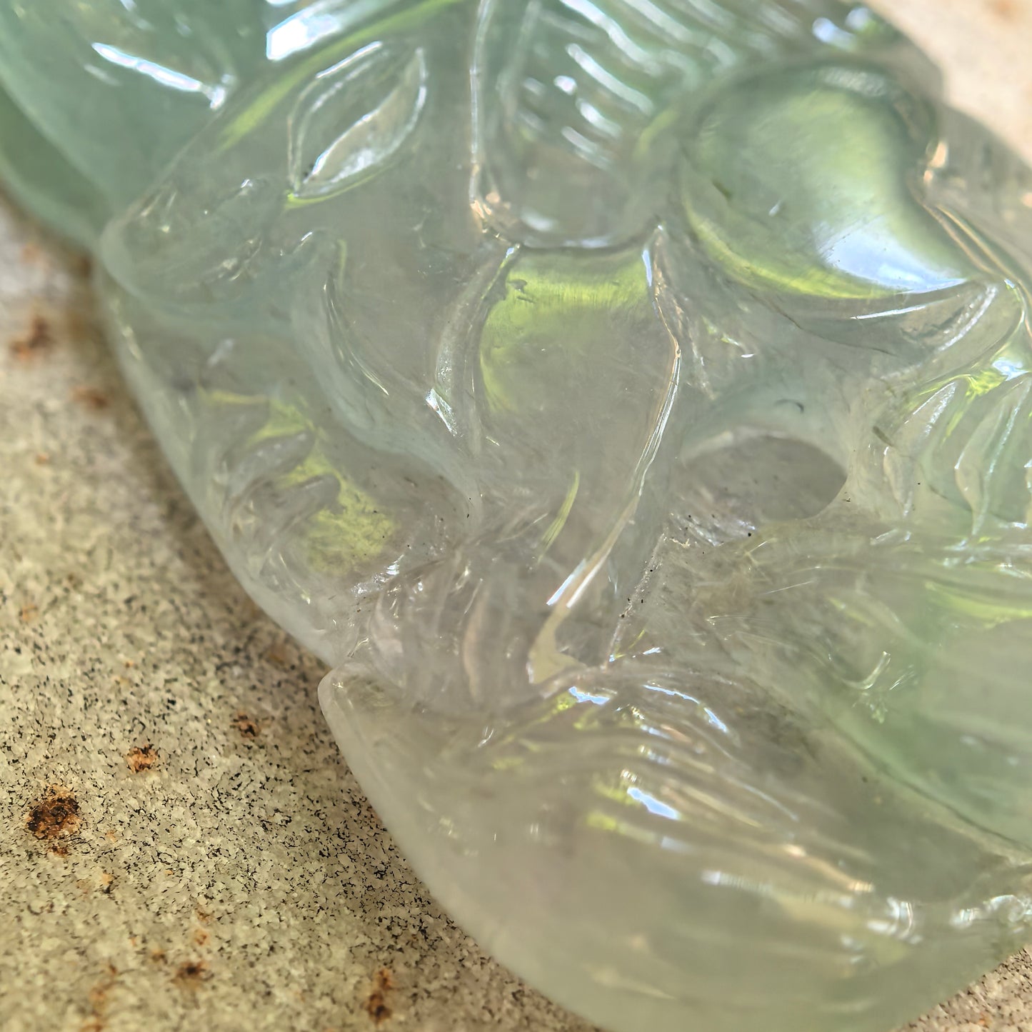 Natural Grade-A Icy Glutinous Deep Green Nine-Tailed Fox Jadeite Pendant · Burmese Jade