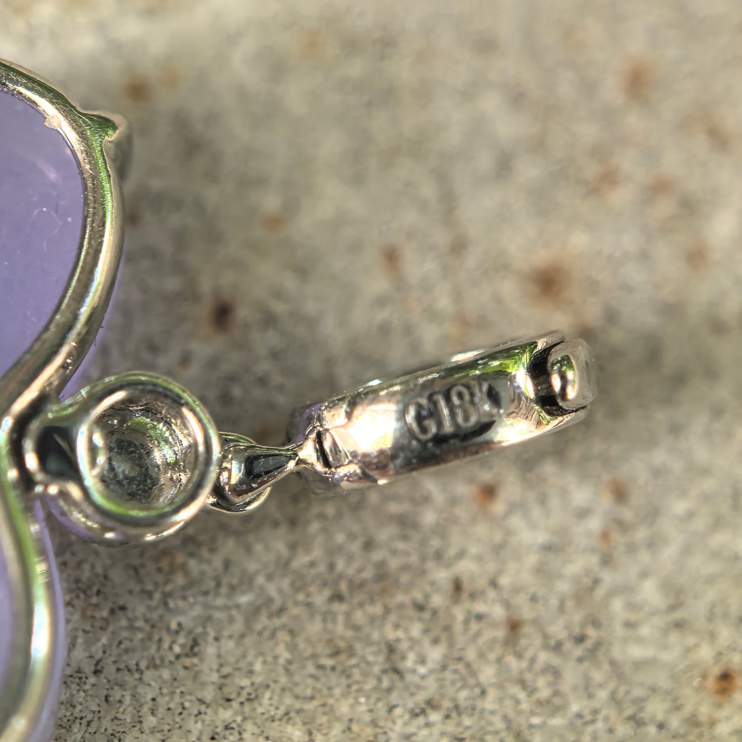 Natural Grade-A Icy Glutinous Purple Heart Jadeite Pendant · Burmese Jade
