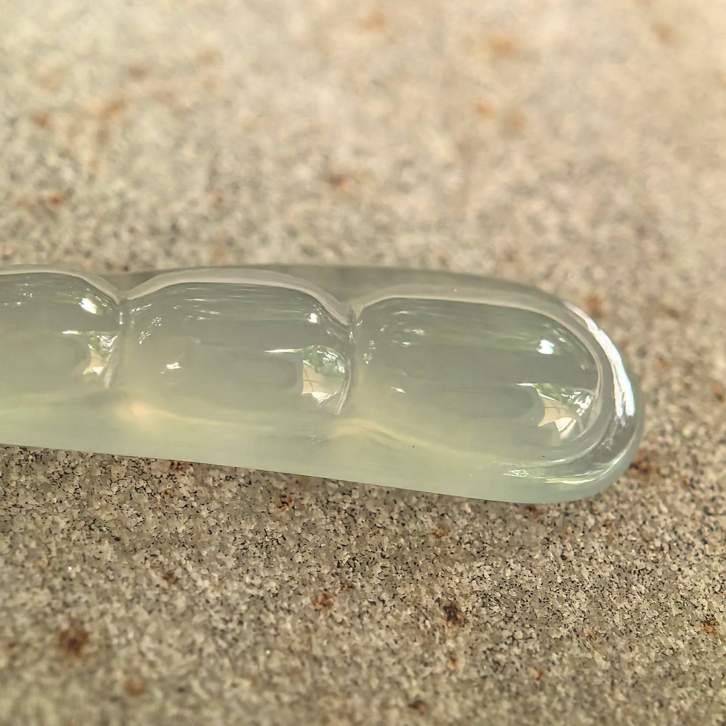 Natural Grade-A Icy Light Green Bean Pod Jadeite Pendant · Burmese Jade