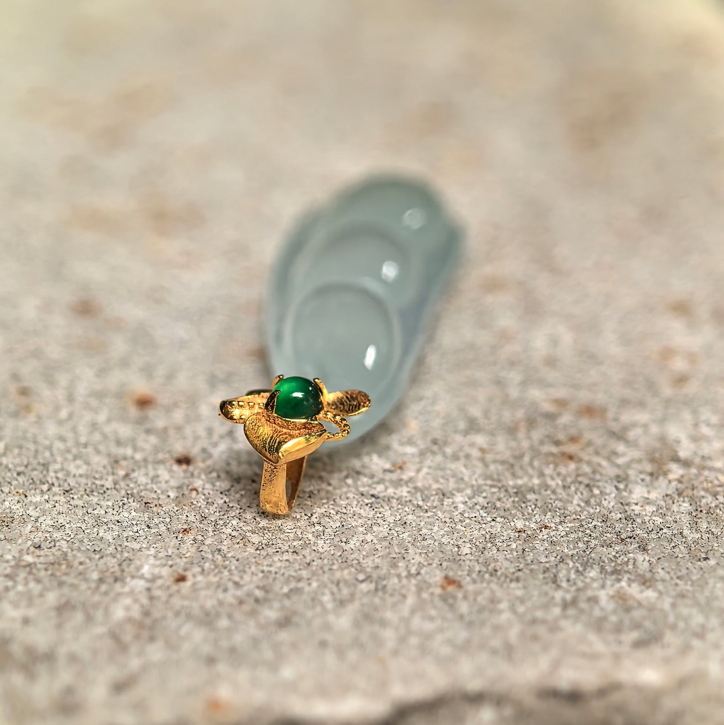 Natural Grade-A Icy Light Green Bean Pod Jadeite Pendant · Burmese Jade