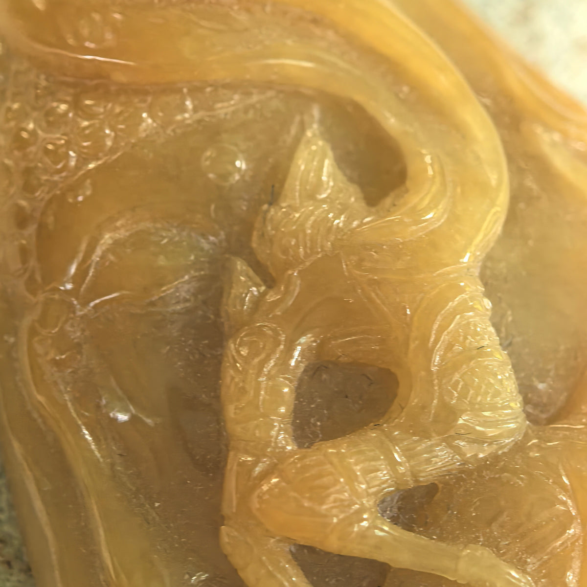 Glutinous Yellow Jadeite Pendant · Return of the Monkey King