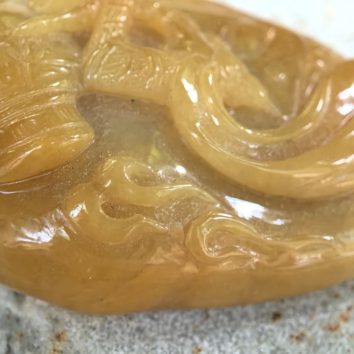 Glutinous Yellow Jadeite Pendant · Return of the Monkey King