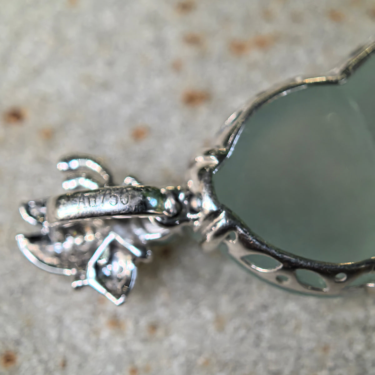 Icy Light Green Jadeite Gourd Pendant with 18K Gold and Diamonds