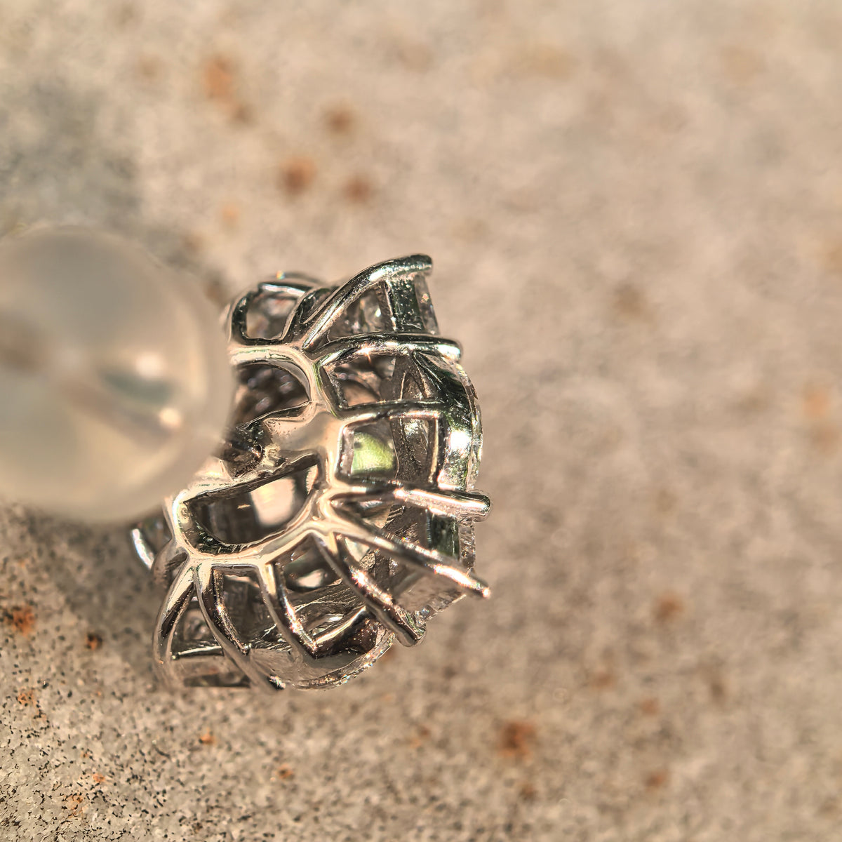 Icy Vivid Imperial Green Oval Jadeite Stud Earrings
